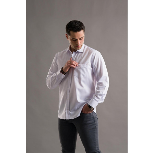 Advante Comfy Cut Dobby Pocket Men's Shirt