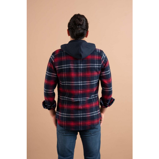 Advante Slimfit Hooded Men's Lumberjack Shirt