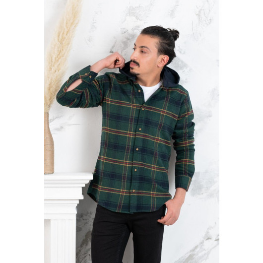 Advante Slimfit Hooded Men's Lumberjack Shirt