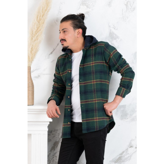 Advante Slimfit Hooded Men's Lumberjack Shirt