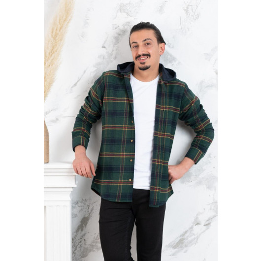 Advante Slimfit Hooded Men's Lumberjack Shirt