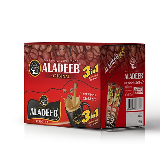 Aladeeb Coffee, 48 Sachets, 18 Gr