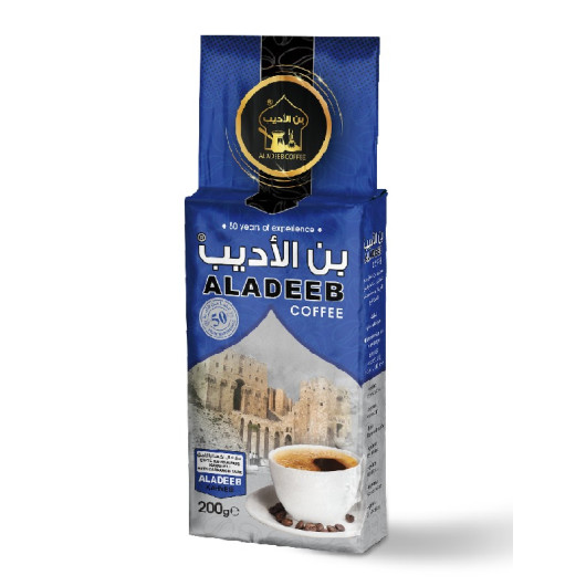 Aladeeb Coffee 200G Double Roasted Turkish Coffee With Cardamole