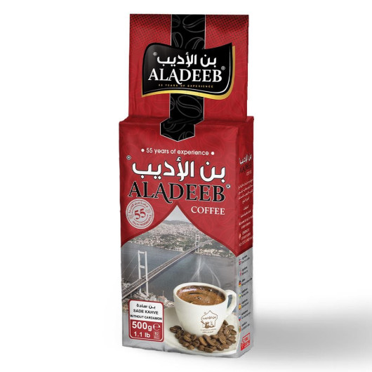 Aladeeb Coffee 500G Black Turkish Coffee (Medium Roasted)