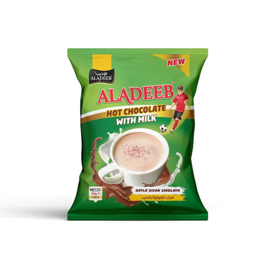 Aladeeb Milk Hot Chocolate Beverage Powder 250G