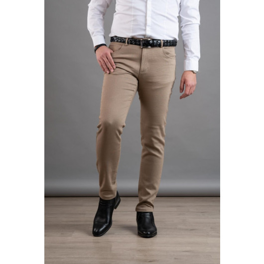 Apartro 5 Pocket Regular Fit Men's Gabardine Trousers
