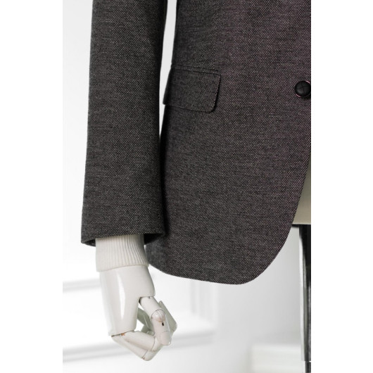 Apartro Classic Cut Double Sleeve 4 Drop Bird's Eye Winter Men's Single Jacket
