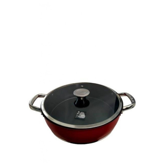 Aryıldız Trendy Induction Prestige 28X6 Cm Pot Red