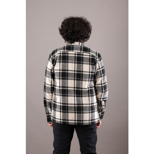 Bican Double Pocket Oversized Men's Lumberjack Shirt