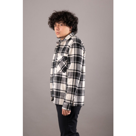 Bican Double Pocket Oversized Men's Lumberjack Shirt