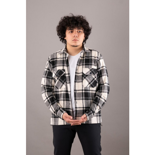 Bican Double Pocket Oversized Men's Lumberjack Shirt