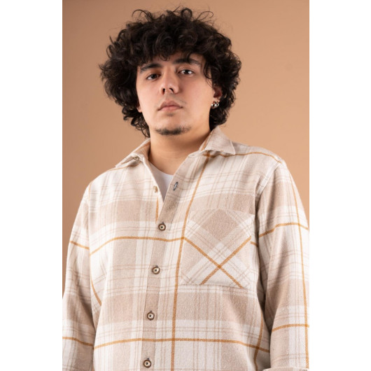 Bican Oversized Men's Lumberjack Shirt