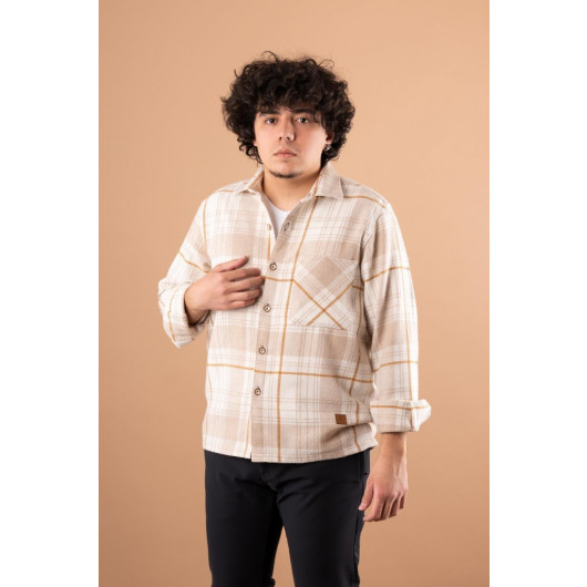 Bican Oversized Men's Lumberjack Shirt