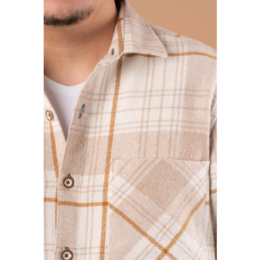 Bican Oversized Men's Lumberjack Shirt