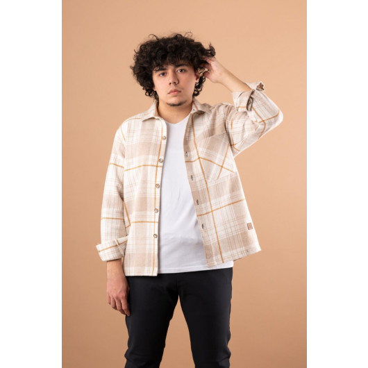 Bican Oversized Men's Lumberjack Shirt