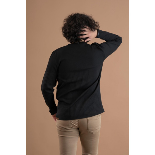 Cycle Collar Lycra Microfilament Fabric Slimfit Men's Sweatshirt