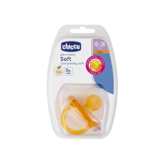 Chicco Physio Soft Rubber Pacifier 16-36 Months (0%Bpa)