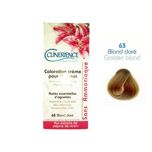 Clinerience Natural Hair Color 63 - Golden Blonde