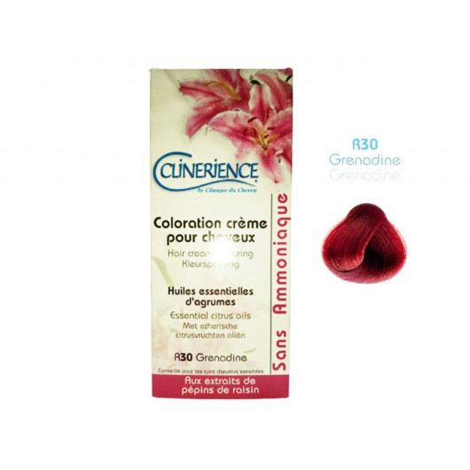 Clinerience Natural Hair Color R30 - Pomegranate Syrup