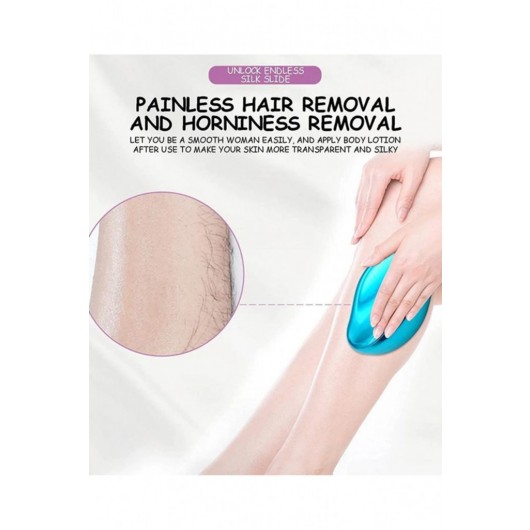 Crystal Eraser Hair Removal Tool Hair Eraser Hair Remover Physical Crystal Epilator Pink
