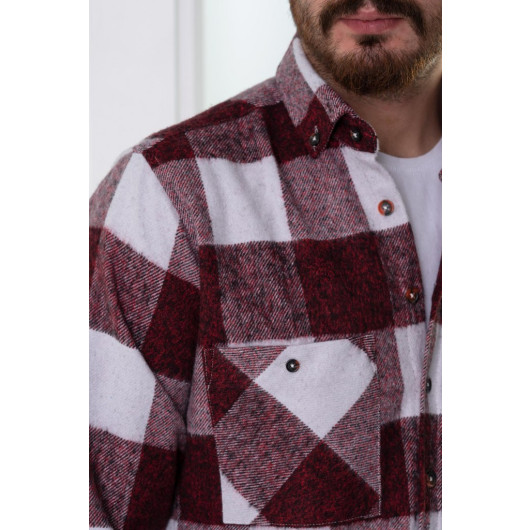 Dorss Slimfit Double Pocket Plaid Men's Lumberjack Shirt