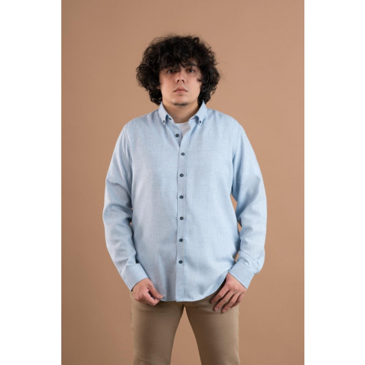 Dorss Slimfit Solid Color Men's Personality Lumberjack Men's Shirt