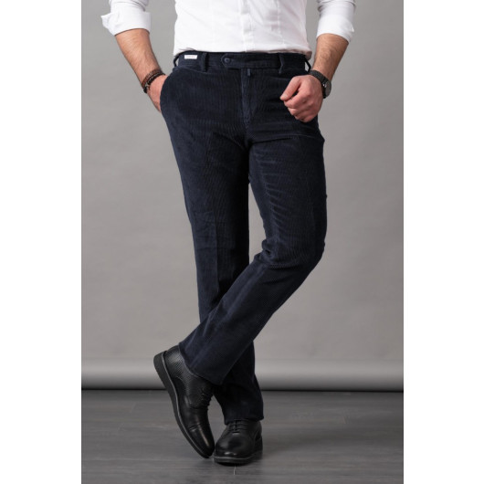 Ecer Regular Fit Cotton Thick Corduroy Men's Corduroy Trousers