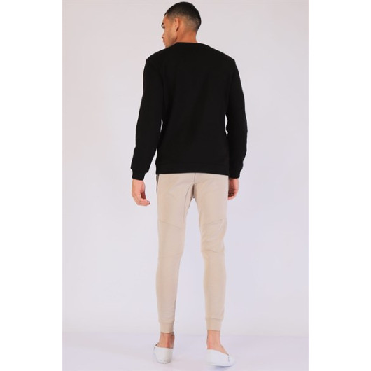 Men's Tracksuit Pants Beige