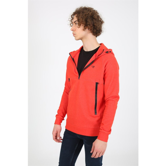 Men's Regular Fit Sweatshirt Pomegranate Flower