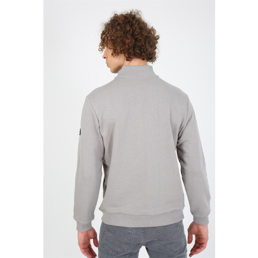 Men's Slim Fit Sweatshirt Gray