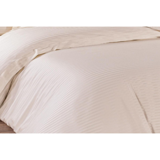Bamboo Jacquard Fabric Cream Double Oxford 60*80 Cm Pillow Cover - Finezza Bella