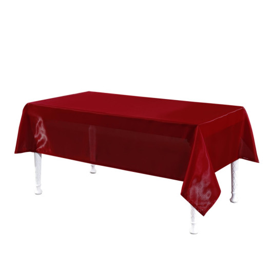 Crystal Monorail Fabric Red Table Cloth Rectangle 140X200 Cm - Finezza