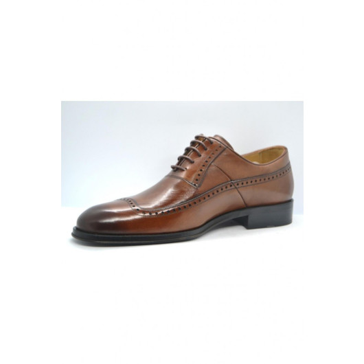 Classic Shoes For Men With Neolite Sole, Camel Fosco 1535