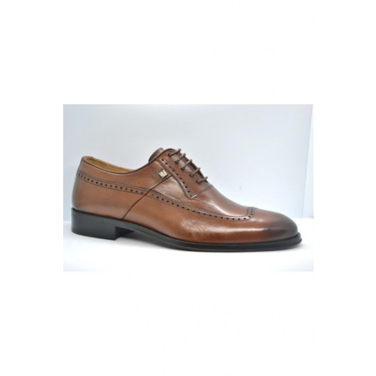 Classic Shoes For Men With Neolite Sole, Camel Fosco 1535