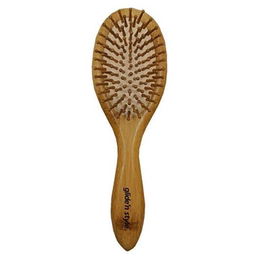 Glide'n Style Gs-249 Bamboo Eco Hair Combing Brush