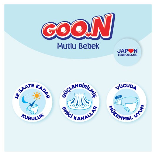 Goon Baby Diaper Happy Baby Jumbo Package 3 Size 36 Pcs