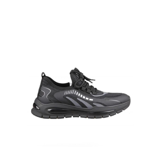Black Casual Men's Sports Shoes
