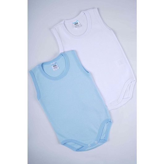 2-Pack Cotton Plain Color Baby Strap Body With Springs