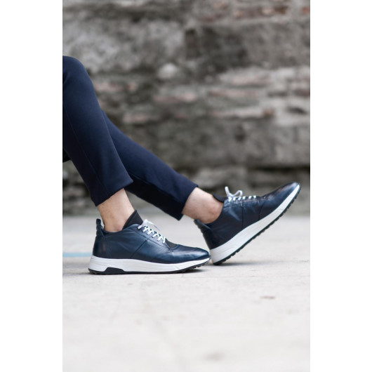 İgs Sport Sneakers Leather Men's Shoes