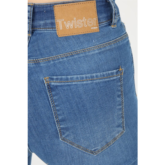 Women's Trousers Marta 9269-15 Light Blue