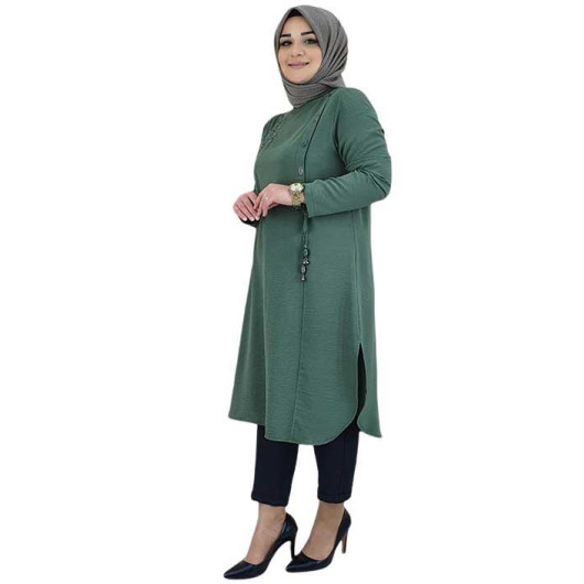 Women's Pleated Hijab Tunic