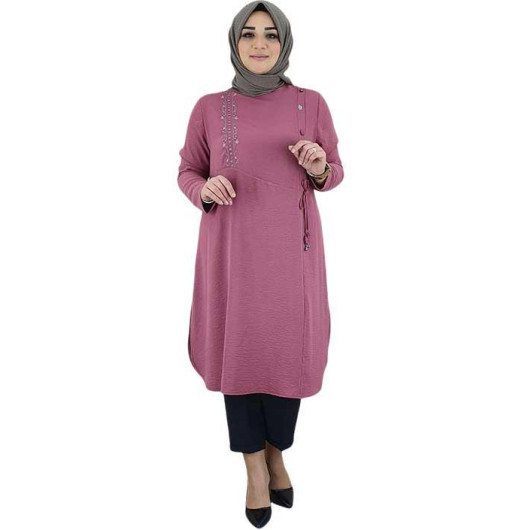 Women's Pleated Hijab Tunic