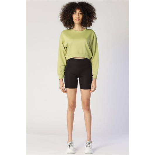 Women's Cotton Sweatshirt Green