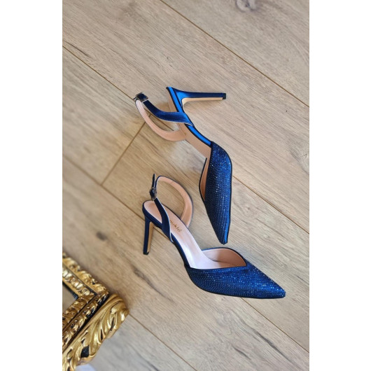 Women Stone Evening Shoes