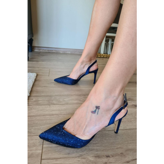 Women Stone Evening Shoes