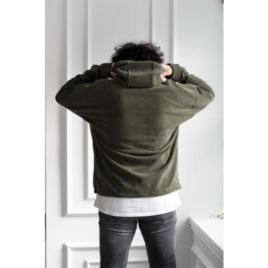 Men's Hooded Oversized Fleece Sweatshirt