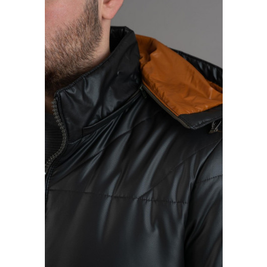 Hooded Regular Fit Men's Down Jacket