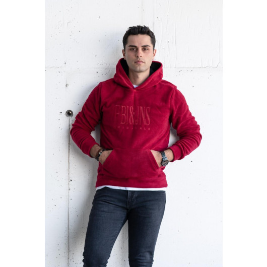 Hooded Slimfit Fleece Men's Sweatshirt