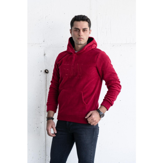 Hooded Slimfit Fleece Men's Sweatshirt