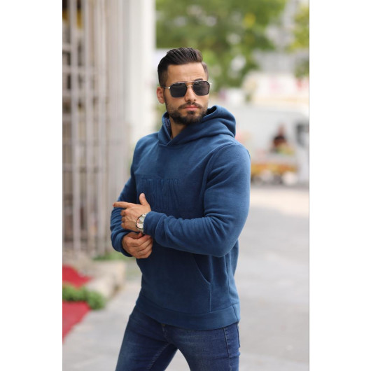 Hooded Slimfit Fleece Men's Sweatshirt